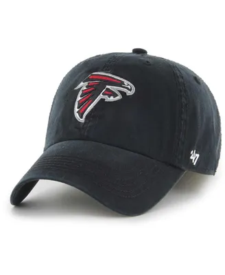 Men's '47 Brand Black Atlanta Falcons Franchise Logo Fitted Hat