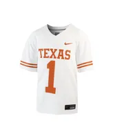 Preschool Boys and Girls Nike White Texas Longhorns Untouchable Replica Football Jersey