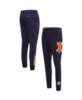 Men's Pro Standard Navy Illinois Fighting Illini Classic Dk Jogger Pants