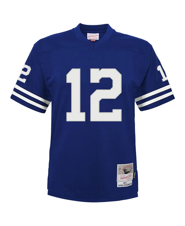 Youth Mitchell & Ness Roger Staubach Navy Dallas Cowboys Retired Player  Legacy Jersey