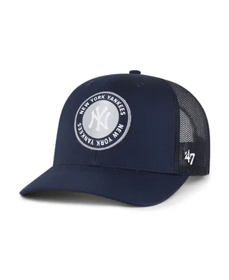 Men's '47 Brand Navy New York Yankees Unveil Trucker Adjustable Hat