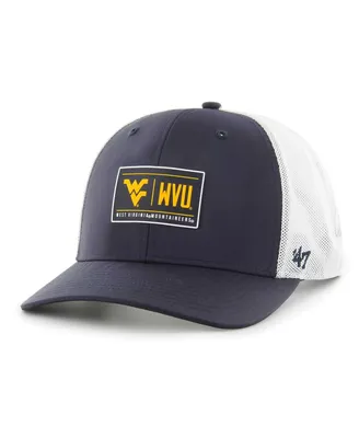 Men's '47 Brand Navy West Virginia Mountaineers Bonita Brrr Hitch Adjustable Hat