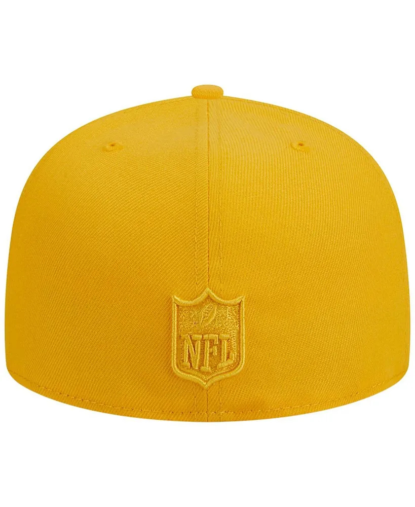 Men's New Era Gold Green Bay Packers Color Pack 59FIFTY Fitted Hat