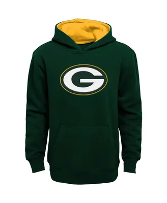 Mitchell & Ness Boys Youth Brett Favre Green Green Bay Packers Retired  Player Name and Number Pullover Hoodie