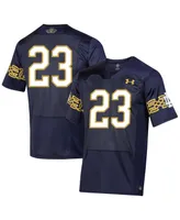 Big Boys Under Armour Navy Notre Dame Fighting Irish 2023 Aer Lingus College Football Classic Replica Jersey