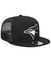 Men's New Era Black Toronto Blue Jays Trucker 9FIFTY Snapback Hat