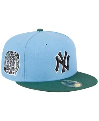 Men's New Era Sky Blue, Cilantro York Yankees 2000 Subway Series 59FIFTY Fitted Hat