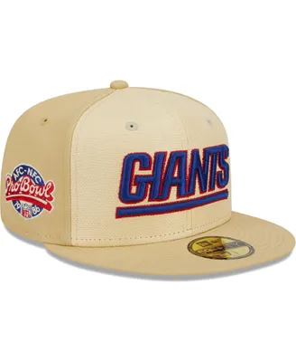Men's New Era Khaki York Giants Raffia Front 59FIFTY Fitted Hat