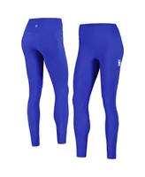 Women's Kadyluxe Royal Kentucky Wildcats 7/8 Mixed Media Pocket iLeggings