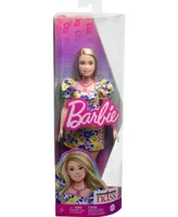 Barbie Fashionistas Doll 208 With Barbie Doll With Down Syndrome Wearing Floral Dress - Multi