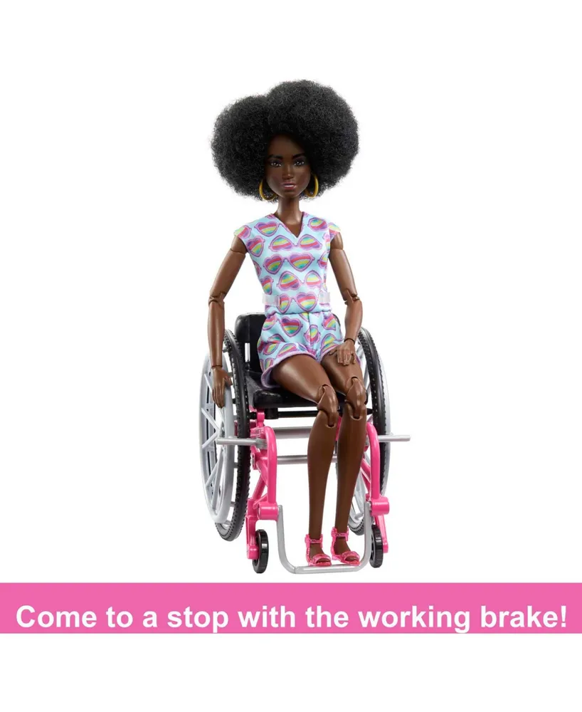 Barbie Fashionistas Doll with Wheelchair and Ramp - Multi