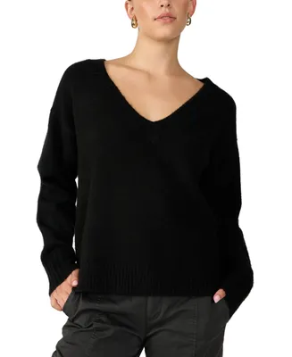 Sanctuary Women's Easy Breezy V-Neck Pullover Sweater