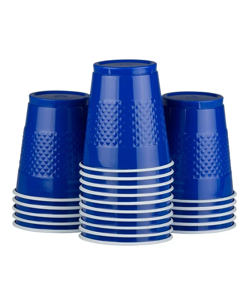 Jam Paper Plastic Party Cups - 12 Ounces - Clear - 20 Glasses Per Pack