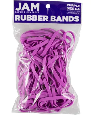 Jam Paper Durable Rubber Bands - Size 64 - Multi-Purpose Rubber bands