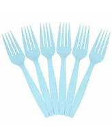 Jam Paper Big Party Pack of Premium Plastic Forks