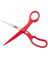 Jam Paper Multi-Purpose Precision Scissors - 8" - Ergonomic Handle Stainless Steel Blades - Sold Individually