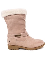 Nautica Big Girls Cosima Cold Weather Faux Fur Boots