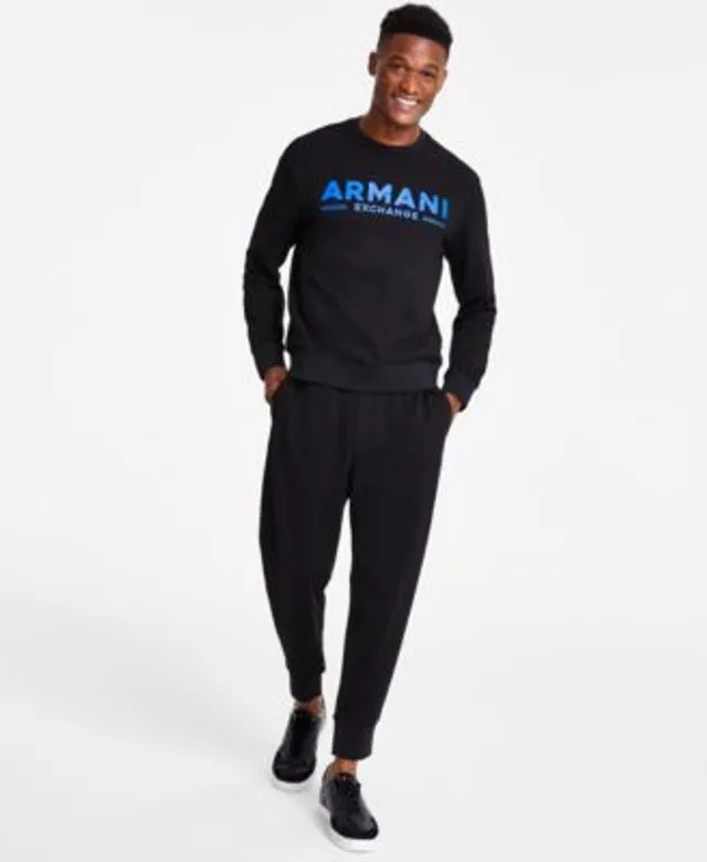 A, x Armani Exchange Ax Armani Exchange Mens Logo Print Sweatshirt Jogger  Sweatpants Created For Macys