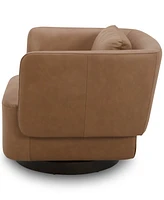 Rosecrans 36" Fabric Accent Swivel Chair, Created for Macy's