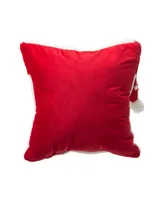 Glitzhome 2 Pack Hooked 3D Santa Pillow