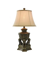 StyleCraft Fabric Shade Table Lamp