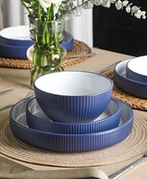 Christian Siriano Larosso Full 12 Pc. Dinnerware Set, Service for 4