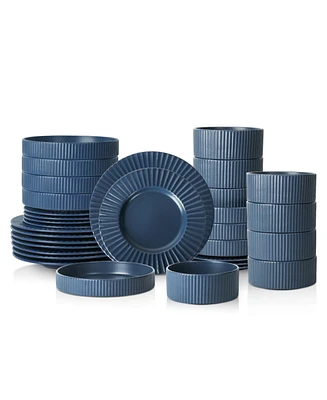 Christian Siriano Lusso 32 Pc. Dinnerware Set, Service for 8