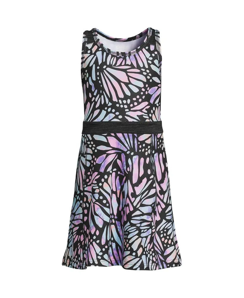 Lands' End Girls Athletic Active Tank Top Dress