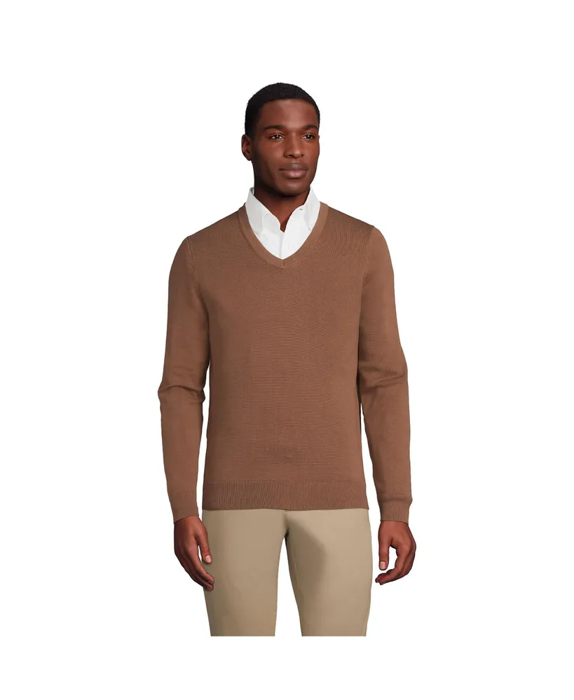 Classic Cotton V-Neck Sweater