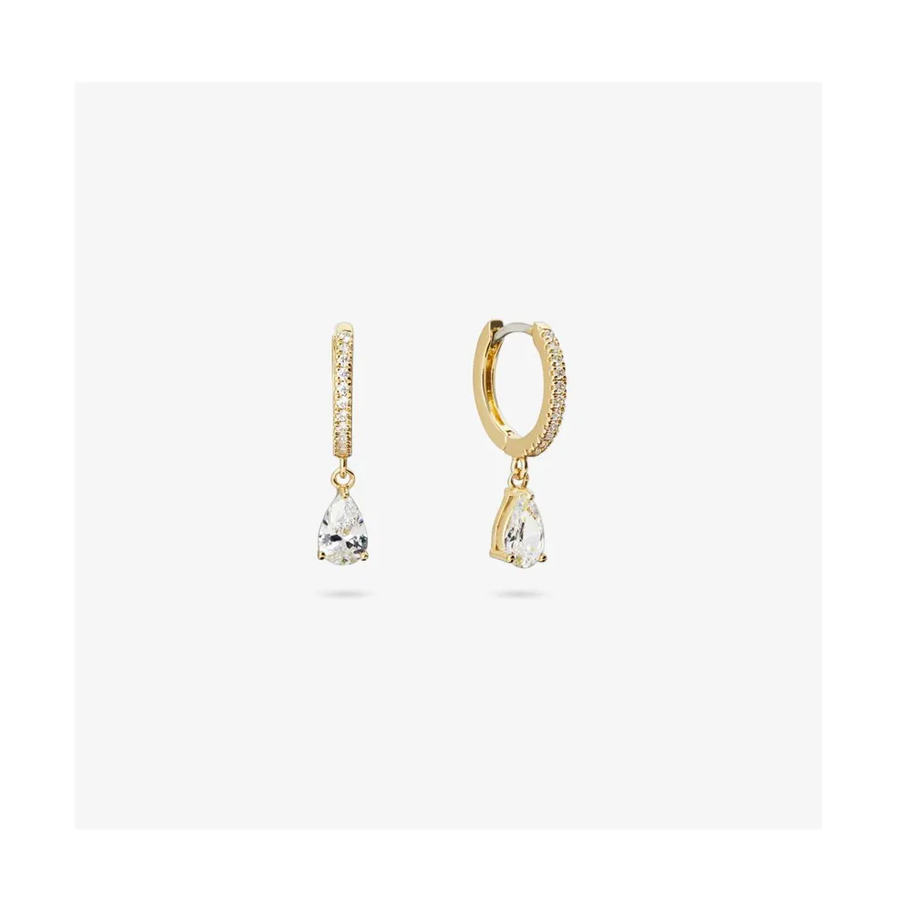 Ana Luisa Delicate Huggie Hoops - Elise