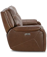 Hansley 2-Pc. Zero Gravity Power Recliner Leather Sofa, Created for Macy's