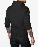 La Pop Art Men's Love Yourself Word Hooded Sweatshirt