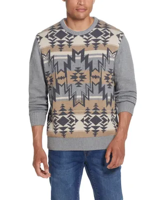 Weatherproof Vintage Men's Southwest Crew Neck Sweater