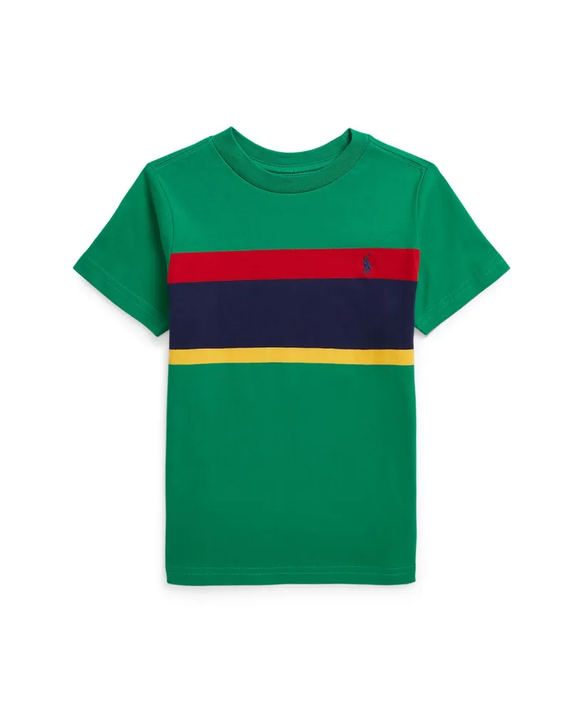 Polo Ralph Lauren Little and Toddler Boys Striped Cotton T-shirt