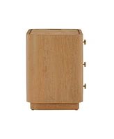 Tov Furniture 1 Piece Acacia 1 Drawer Nightstand