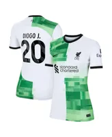 Women's Nike Diogo Jota White Liverpool 2023/24 Away Replica Player Jersey