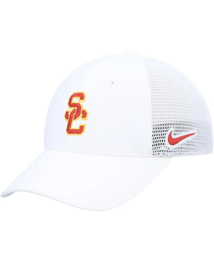 Men's Nike White Usc Trojans Legacy91 Meshback Swoosh Performance Flex Hat