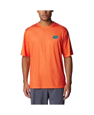Men's Columbia Orange Florida Gators Terminal Tackle State Omni-Shade T-shirt