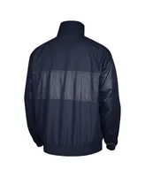 Men's Nike Navy Dallas Mavericks Courtside Versus Capsule Full-Zip Jacket