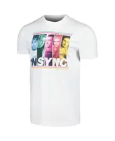 Men's White Nsync Multicolored Boxes T-shirt