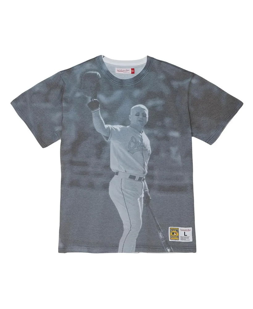Men's Mitchell & Ness Cal Ripken Jr. Baltimore Orioles Cooperstown Collection Highlight Sublimated Player Graphic T-shirt