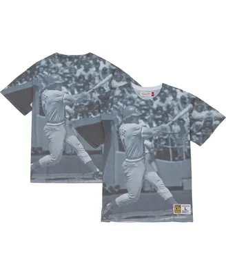Men's Mitchell & Ness Pete Rose Cincinnati Reds Cooperstown Collection Highlight Sublimated Player Graphic T-shirt