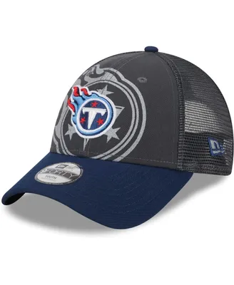 Big Boys and Girls New Era Graphite Tennessee Titans Reflect 9FORTY Adjustable Hat