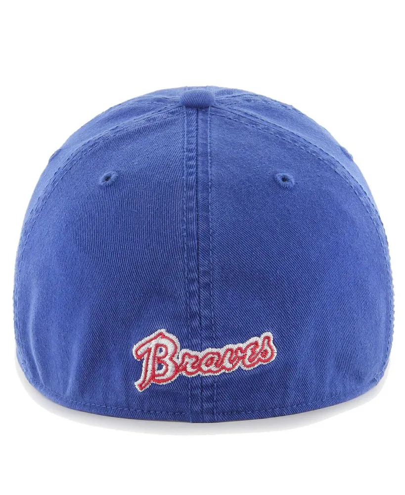 Men's '47 Brand Royal Atlanta Braves Cooperstown Collection Franchise Fitted Hat