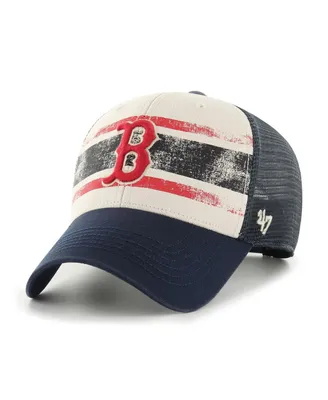 Men's '47 Brand Navy Boston Red Sox Breakout Mvp Trucker Adjustable Hat