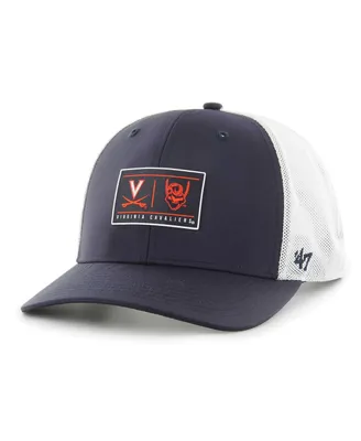 Men's '47 Brand Navy Virginia Cavaliers Bonita Brrr Hitch Adjustable Hat