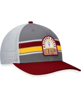 Men's Top of the World Gray, Maroon Arizona State Sun Devils Aurora Trucker Adjustable Hat