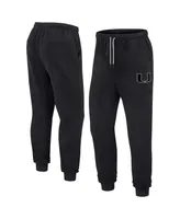 Men's and Women's Fanatics Signature Black Miami Hurricanes Super Soft Fleece Jogger