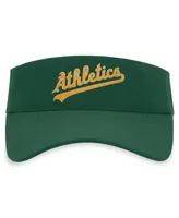 Men's Nike Green Oakland Athletics Wordmark Performance Adjustable Visor