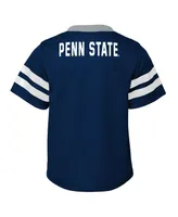 Toddler Boys and Girls Navy Penn State Nittany Lions Two-Piece Red Zone Jersey Pants Set